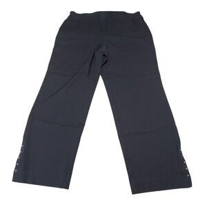 Roz & Ali Denim Style Blue Stretch Capri Pants Size‎ 16 Pull On